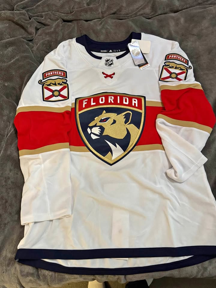 Florida Panthers Adidas Authentic Home Jersey (Size 52, NWT)