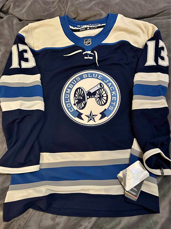 Cam Atkinson Blue Jackets Adidas Jersey 52 (NWT)
