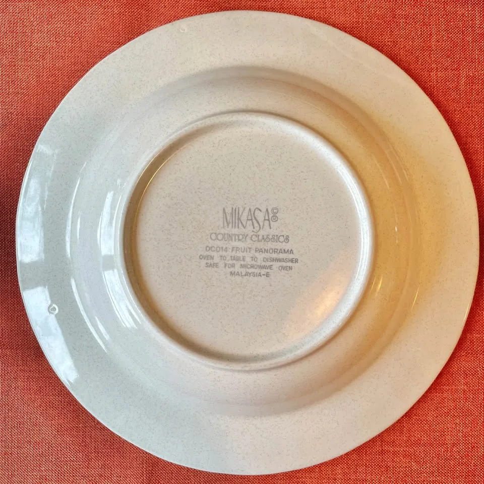 9” Mikasa Country Classics Plates Set of 3 image indicator(6)