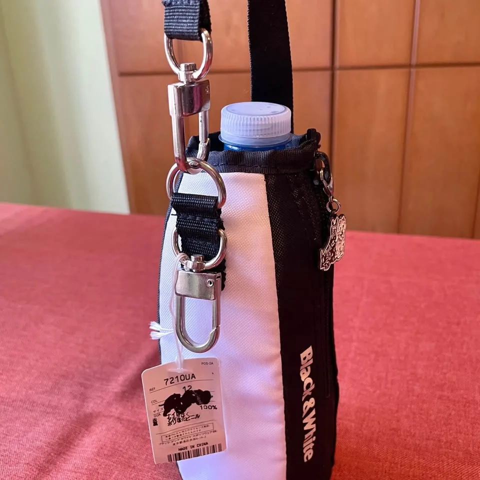 NEW✨Black&White Bottle Holder with Strap image indicator(3)