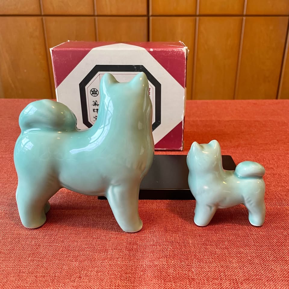 🐶Zodiac Dog Figurine Set – Celadon Ceramic - photo 5