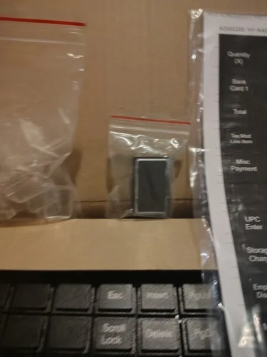 NCR POS Retail Keyboard 6932-6932-9090 w/ Touchpad image indicator(4)