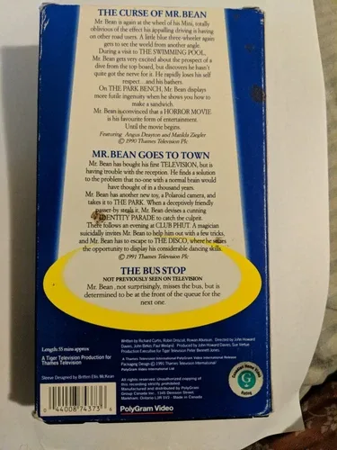 The Exciting Escapades of Mr. Bean (VHS, 1991) image indicator(2)