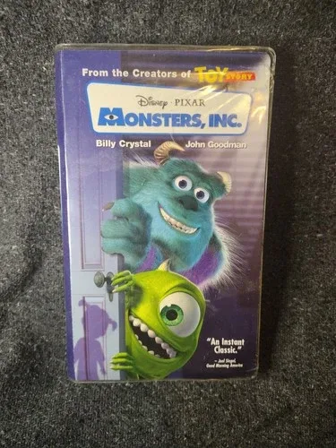 Monsters, Inc. (VHS, 2002) Minor Wear, No Inserts