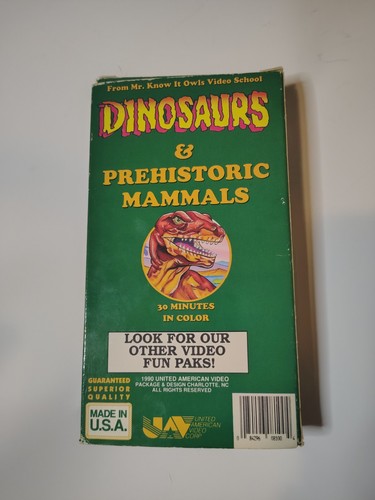Rare Dinosaurs And Prehistoric Mammals Vhs - photo 2