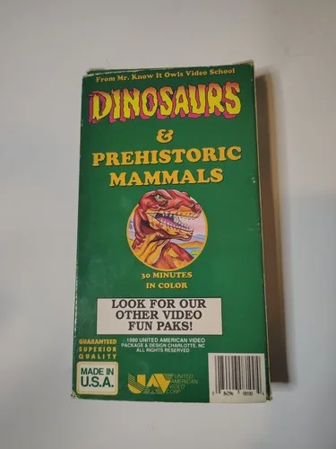 Rare Dinosaurs And Prehistoric Mammals Vhs image indicator(2)