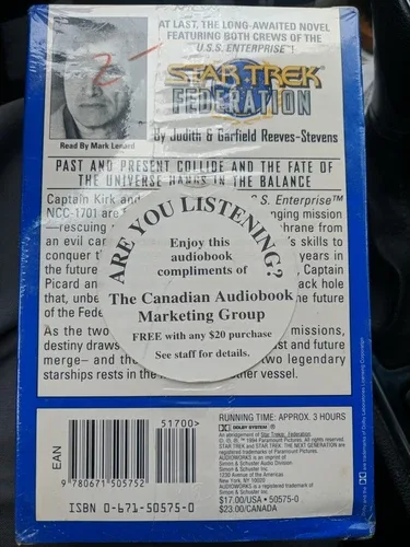 Vintage Star Trek Audio Book on Cassette - Factory Sealed image indicator(2)