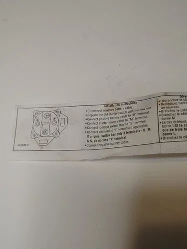 Starter Solenoid Standard Motor Parts SS598 P9s NOS image indicator(10)