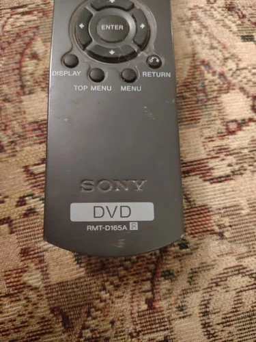 Sony Remote Control – Model DVD RMT-D165A - photo 2