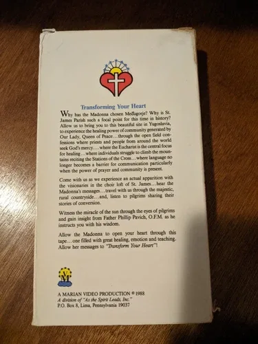 MEDJUGORJE - TRANSFORMING YOUR HEART VHS VIDEO image indicator(2)