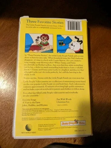 VHS Little People Three Favorite Stories image indicator(2)