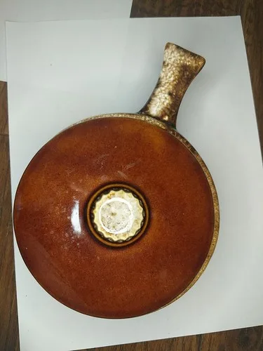 HULL Covered Soup Bowls w/Handle & Lid Set of 3