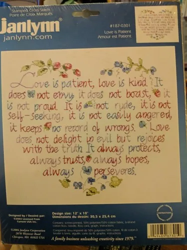 janlynn cross stitch kit