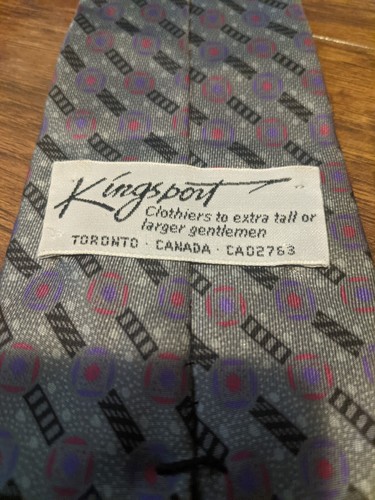 Vintage Kingsport Mans Tie Toronto CA02763 - photo 2