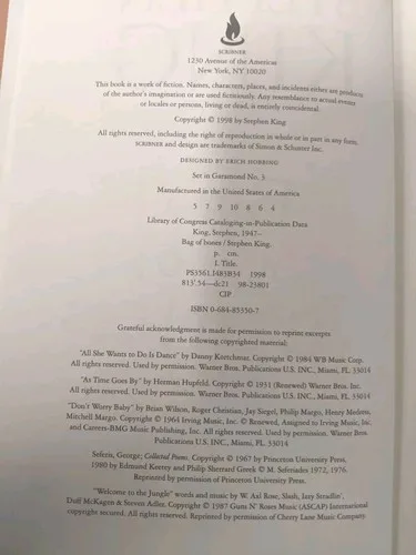 Bag of Bones by Stephen King (1998, Hardcover) image indicator(2)