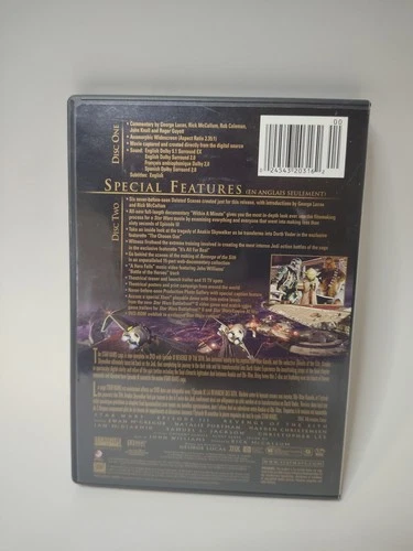 Star Wars: Episode III (DVD, 2005, Widescreen, 2-Disc) - photo 3