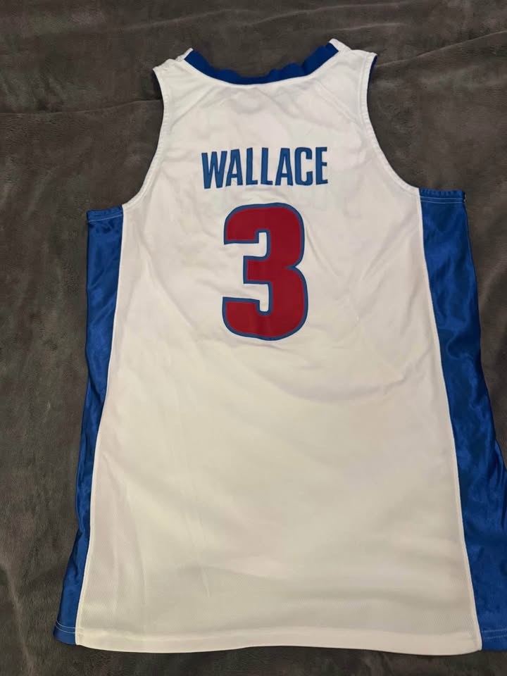 Ben Wallace Pistons Nike Authentic Jersey (Size 48) - photo 2