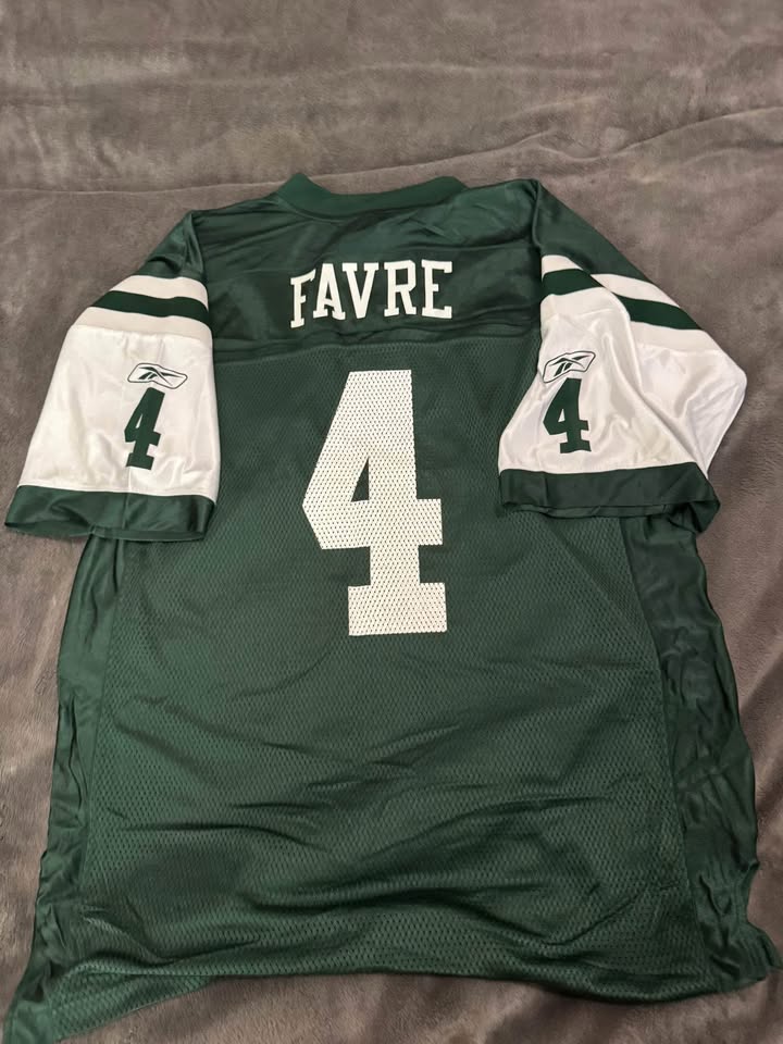 Brett Favre New York Jets Reebok NFL Jersey – 2008 Season (Size - photo 2