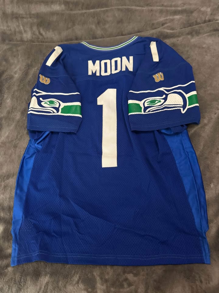 Warren Moon Seahawks Wilson Authentic Jersey (Size 52) - photo 2