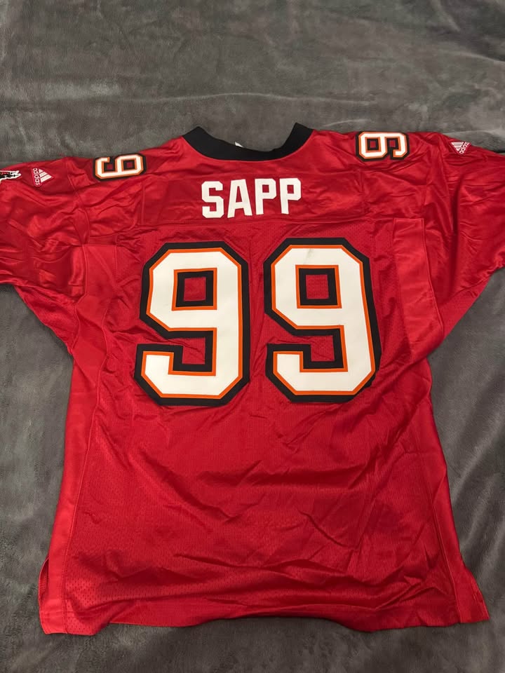 Warren Sapp Buccaneers Adidas Authentic Jersey (Size 52) - photo 2