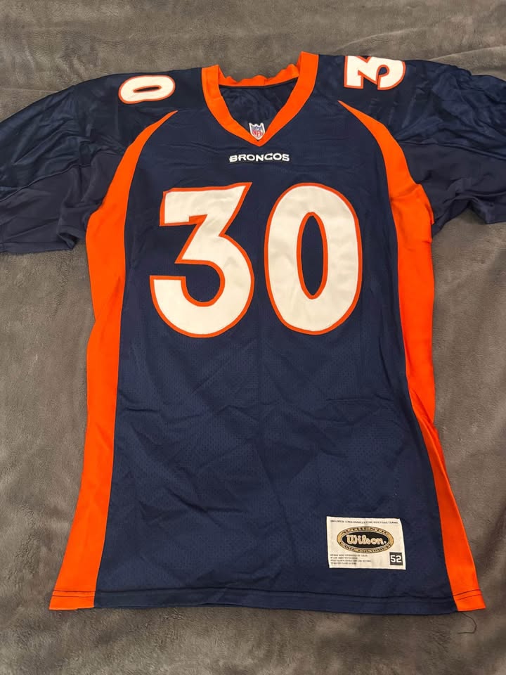 Terrell Davis Broncos Wilson Prototype Jersey (Size 52)