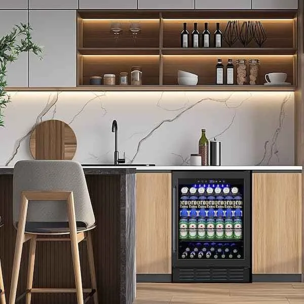 180-Can Beverage Cooler with Lock & Keys image indicator(2)