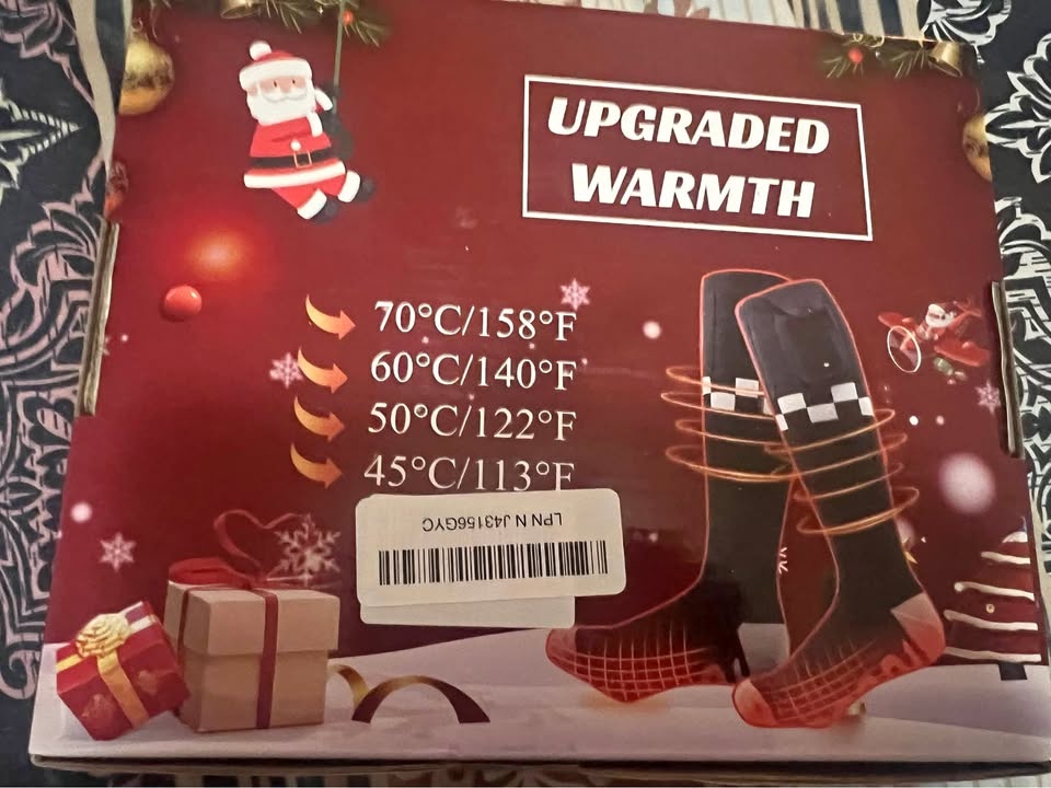 Heated socks