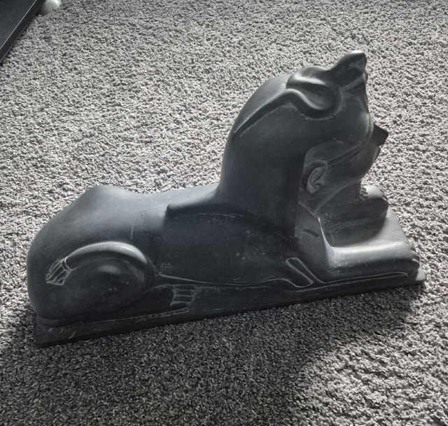 Egyptian Hand Carved Sphynx Wonderstone - photo 3