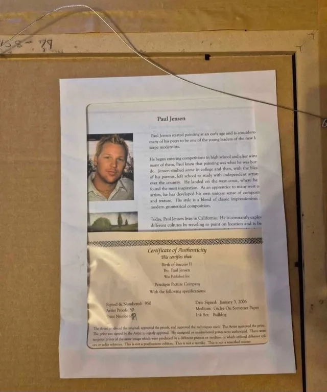 Authentic Paul Jensen Painting image indicator(2)