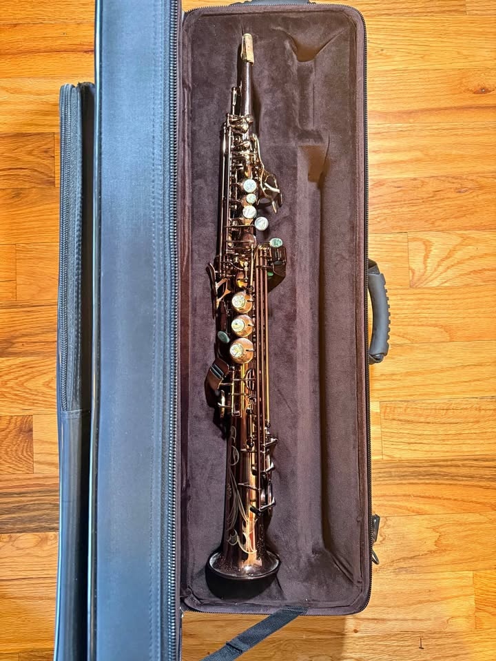 Kessler Soprano Sax Dark Copper Abalone