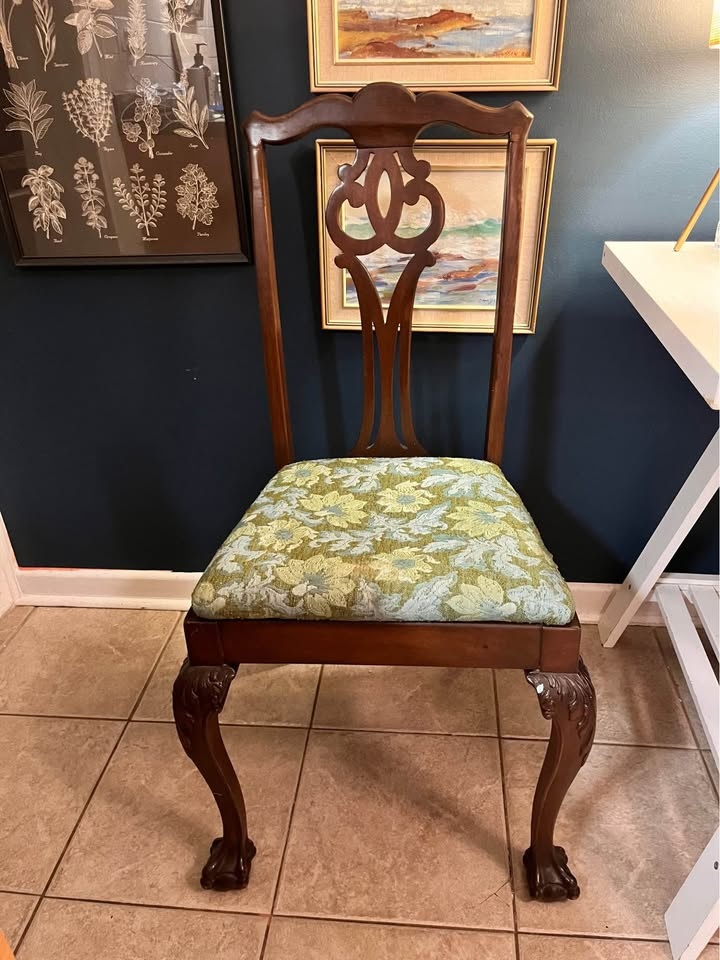 2 Wooden “old timey” Chairs