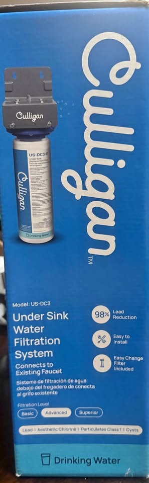 Mulligan US-DC3 Under Sink Water Filteration