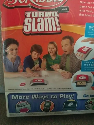Hasbro Electronic Turbo Slam Scrabble Game Brand NEW image indicator(3)