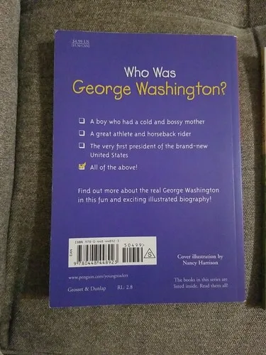 Who Was -Jackie Robinson, Abraham Lincoln, George- Lot of 3 Exce image indicator(3)