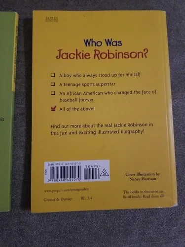 Who Was -Jackie Robinson, Abraham Lincoln, George- Lot of 3 Exce image indicator(7)