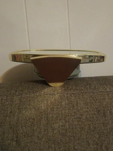 Vintage Alarm Clock Mechanical Wind-Up, Mid Century Oval Clock M - photo 4
