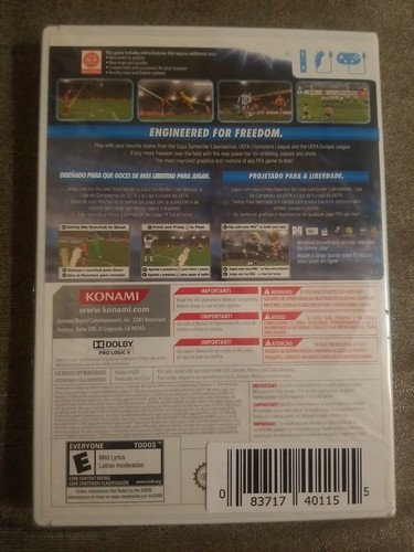 BRAND NEW SEALED PES 2011 Nintendo Wii - photo 2