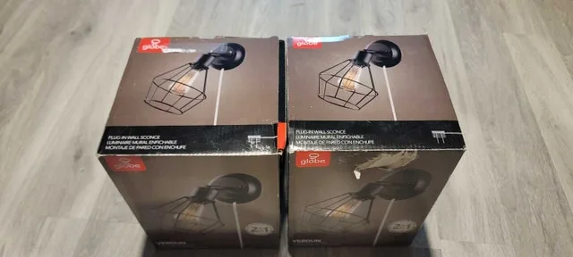 Globe Plug In Wall Sconces