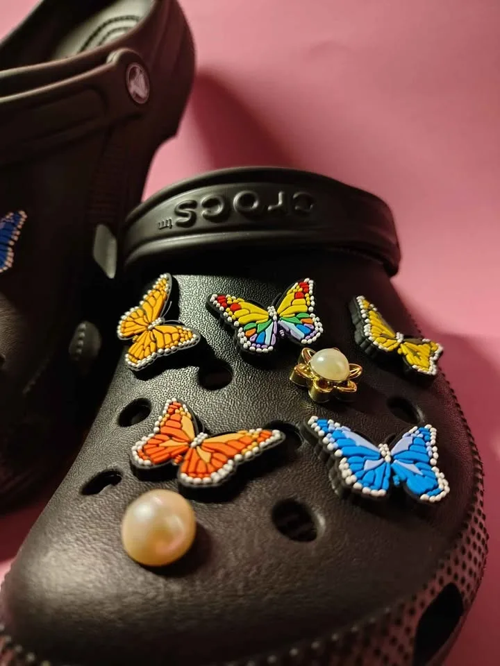 Butterfly Themed Croc Charms image indicator(3)
