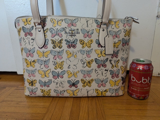 Coach Butterfly Print Tote Bag