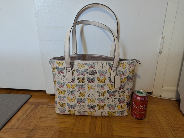 Coach Butterfly Print Tote Bag - photo 2