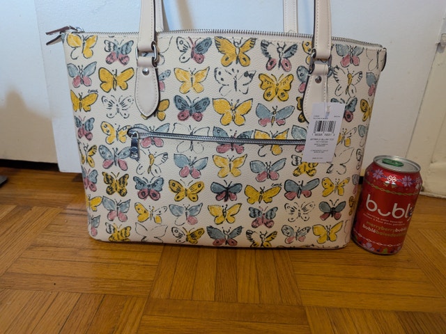 Coach Butterfly Print Tote Bag - photo 3