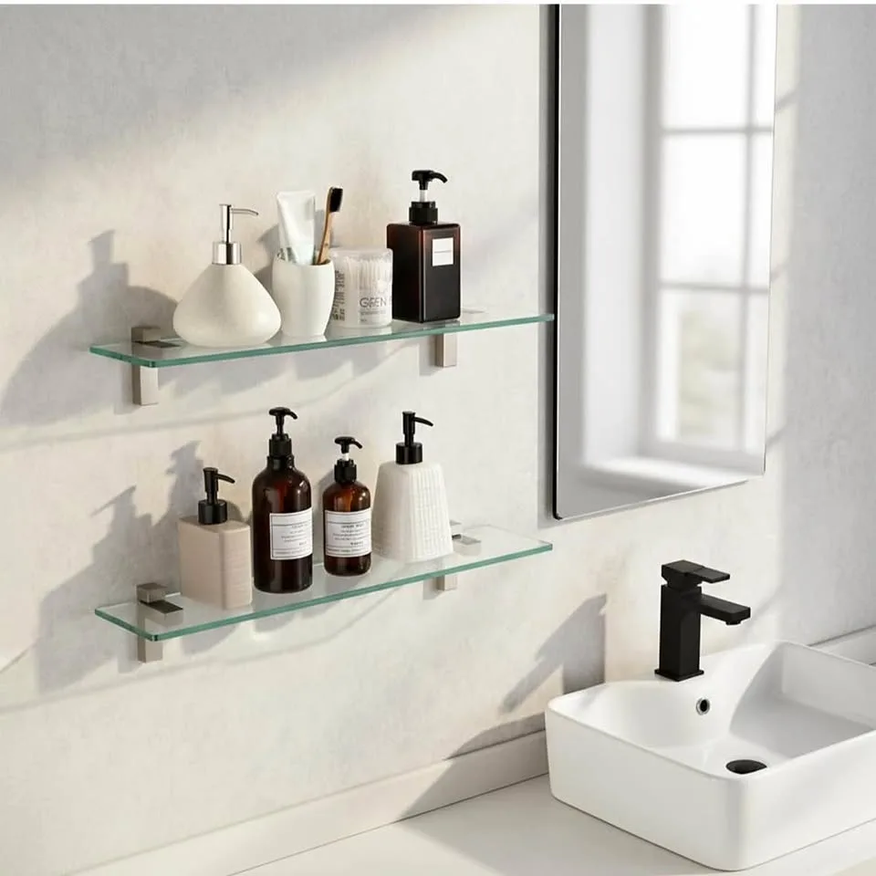 Bathroom Shelves Glass Shelf
