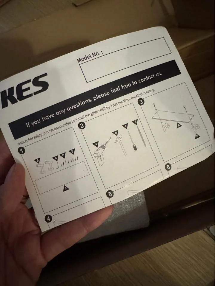 Bathroom Shelves Glass Shelf image indicator(5)