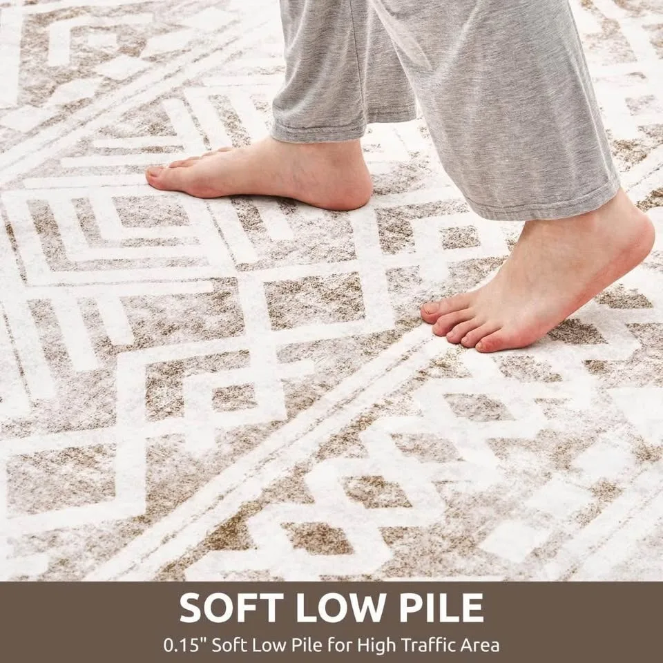 Boho Area Rug 5x7 Carpet Rugs for Living Room Bedroom Moroccan-M image indicator(5)