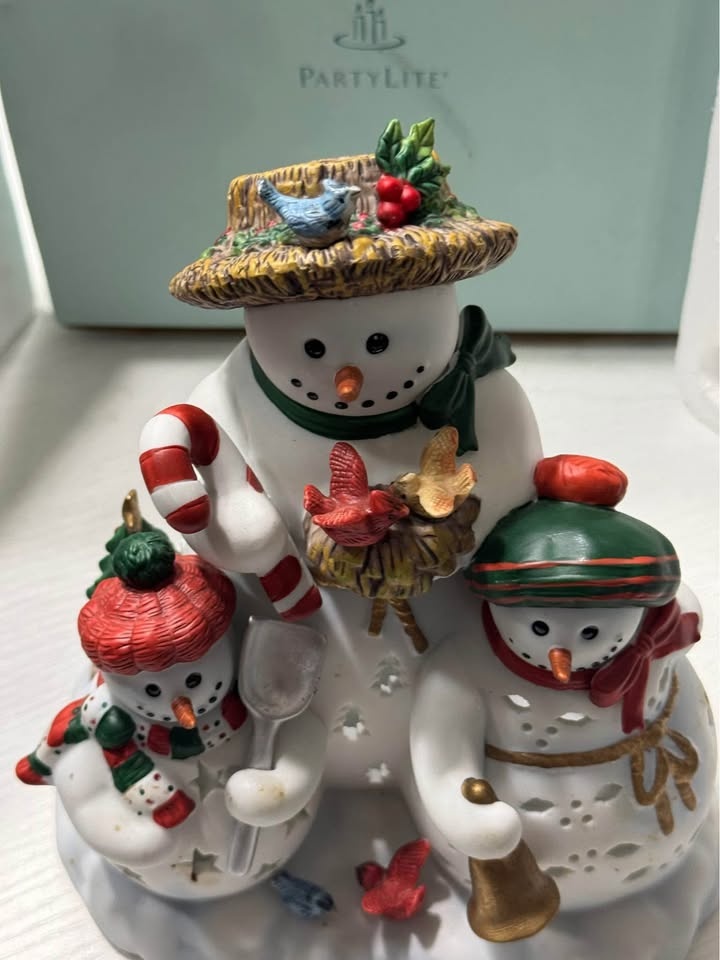 Party lite Christmas candle burners, brand new - photo 2