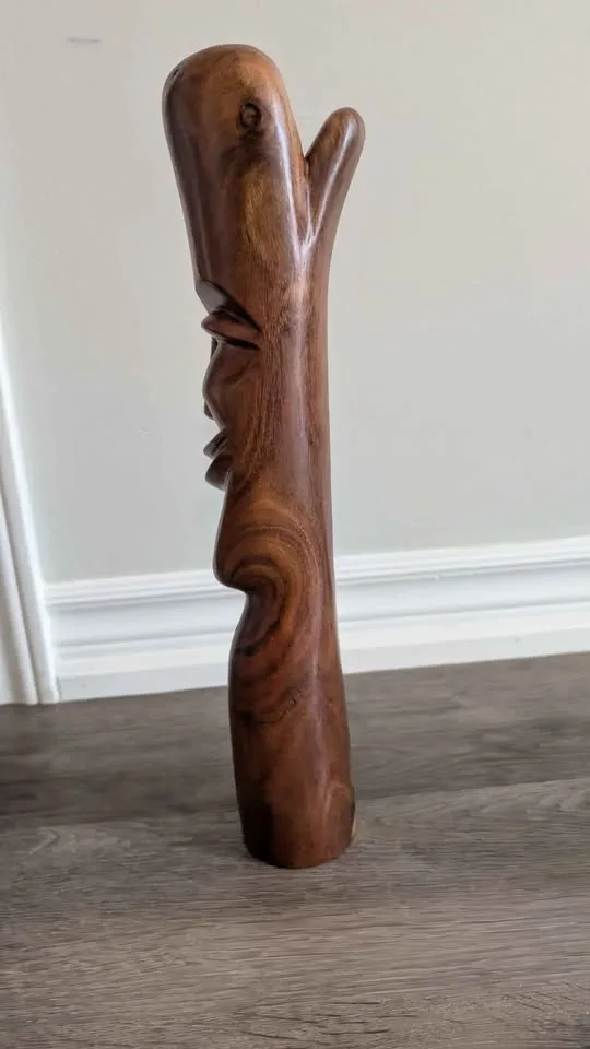 Hand-Carved Wooden Mandala sculpture image indicator(2)