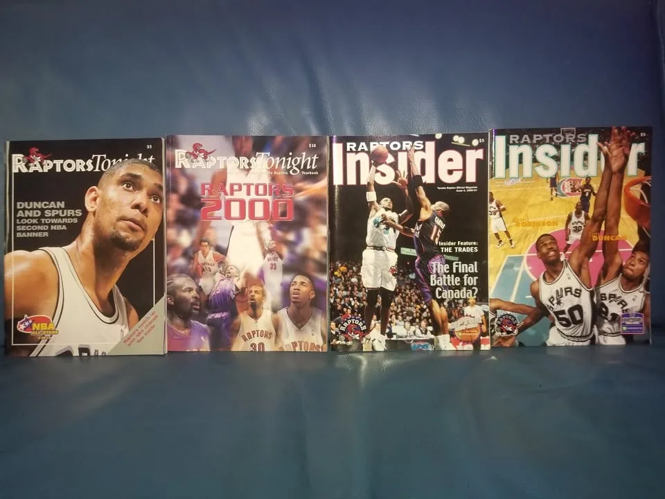 Sports Collector’s Bundle – Raptors Excellent Condition! (4 prog