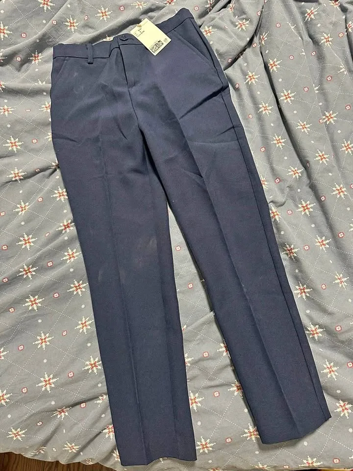New H&M Navy Blue Boy Suit Pants - Size 8