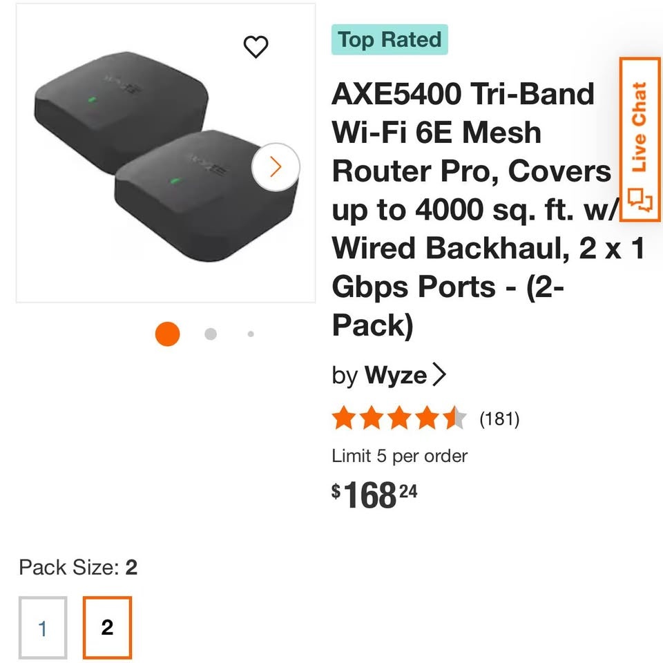 📶 Wyze Mesh Router Pro (2-Pack) – Brand New Open Box ⚡ - photo 5